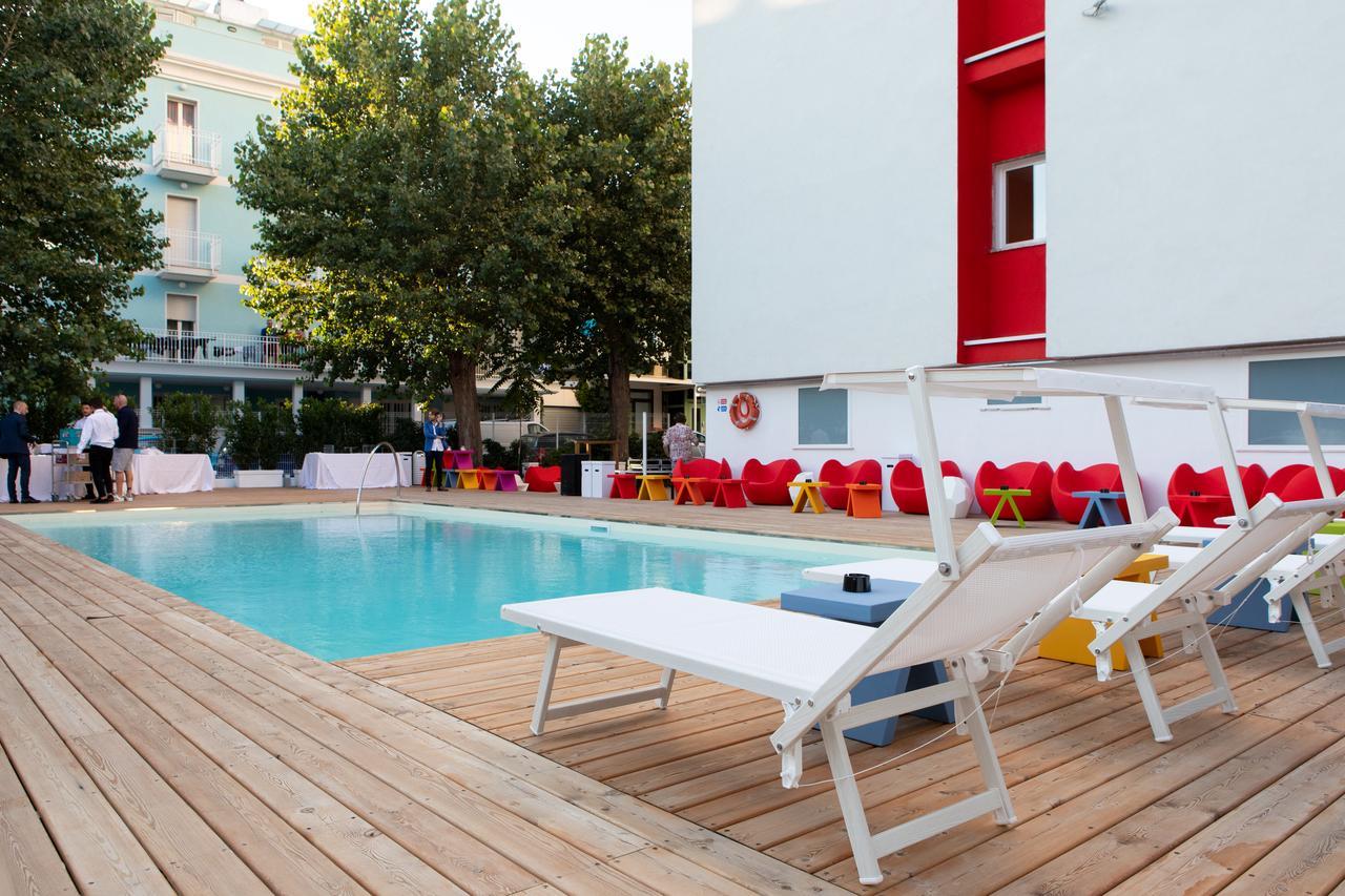 Hotel Rainbow ***S Rimini Exterior foto